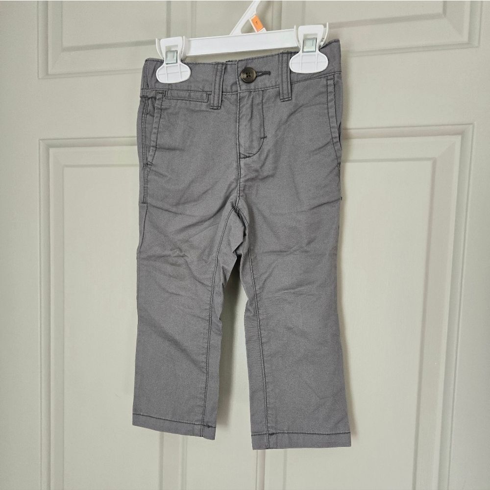 2/$15 Old Navy Kids Gray Casual Pants (Skinny) Size 18-24 M